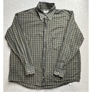 Bullock & Jones Shirt Mens 2XL Plaid Button Down Long Sleeve Switzerland